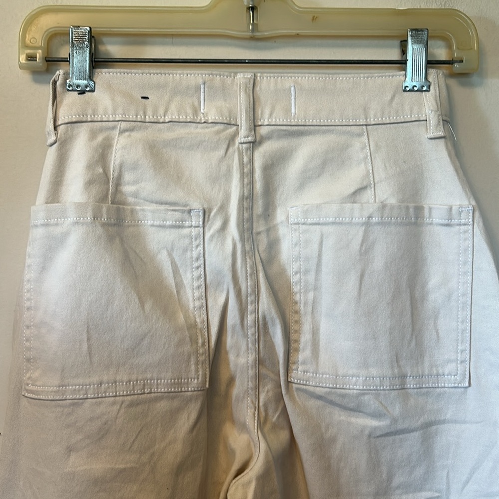 Hollister cargo pant relaxed fit cotton blend ultra high rise dad pant size 00L - Picture 5 of 6
